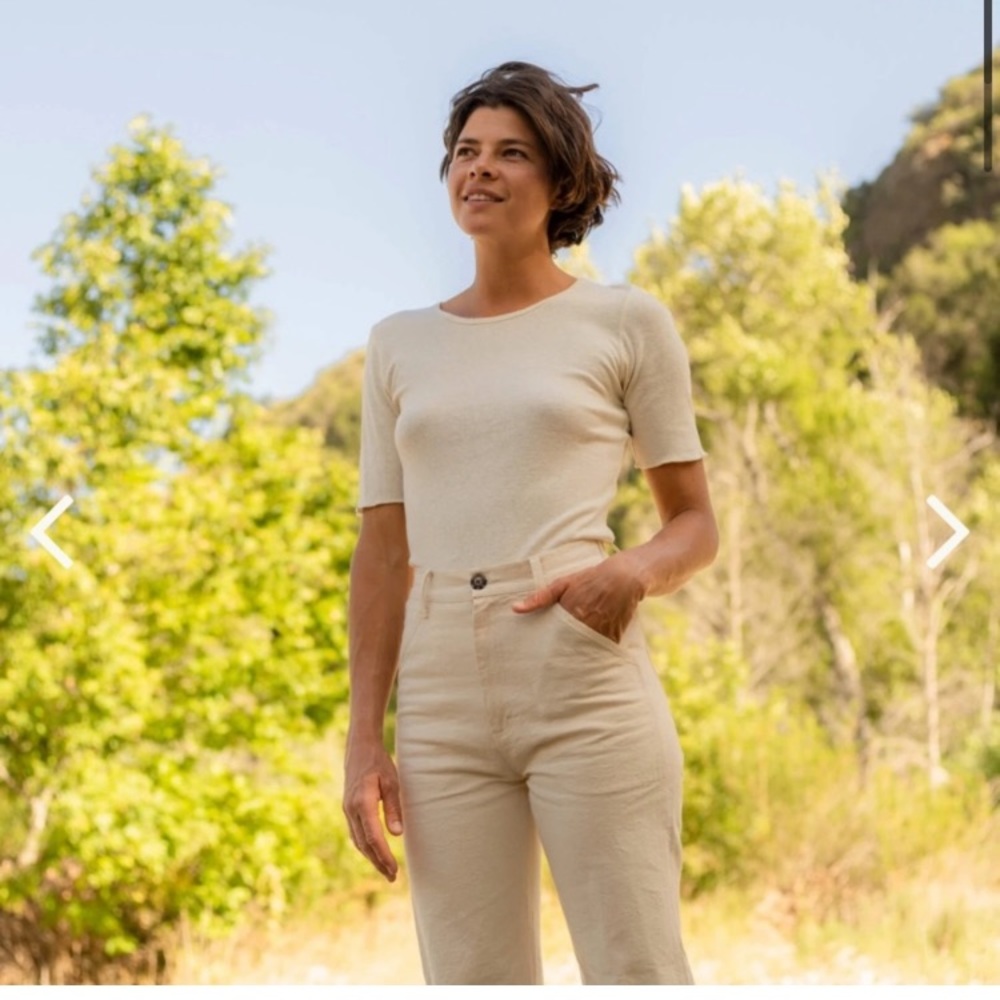 Mollusk Hemp Rib Tee Size medium